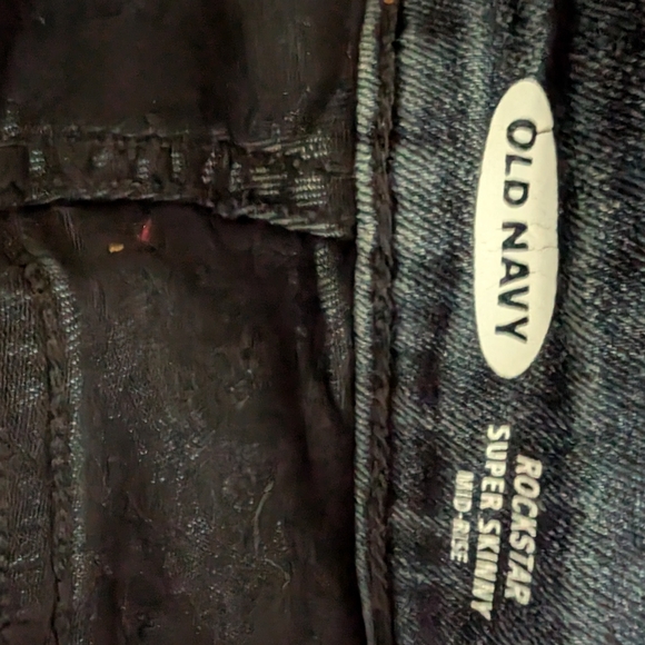 Old Navy Dark Blue Women's Skinny Jeans - Picture 8 of 8